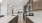 Kitchen with long island